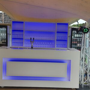 Luxe bar huren met RGB LED verlichting voor feest of evenement in Eindhoven